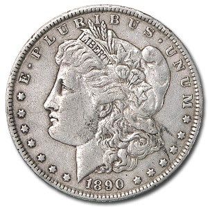 Lot 73: 1890- MS-62+ Morgan Dollar-Non Graded