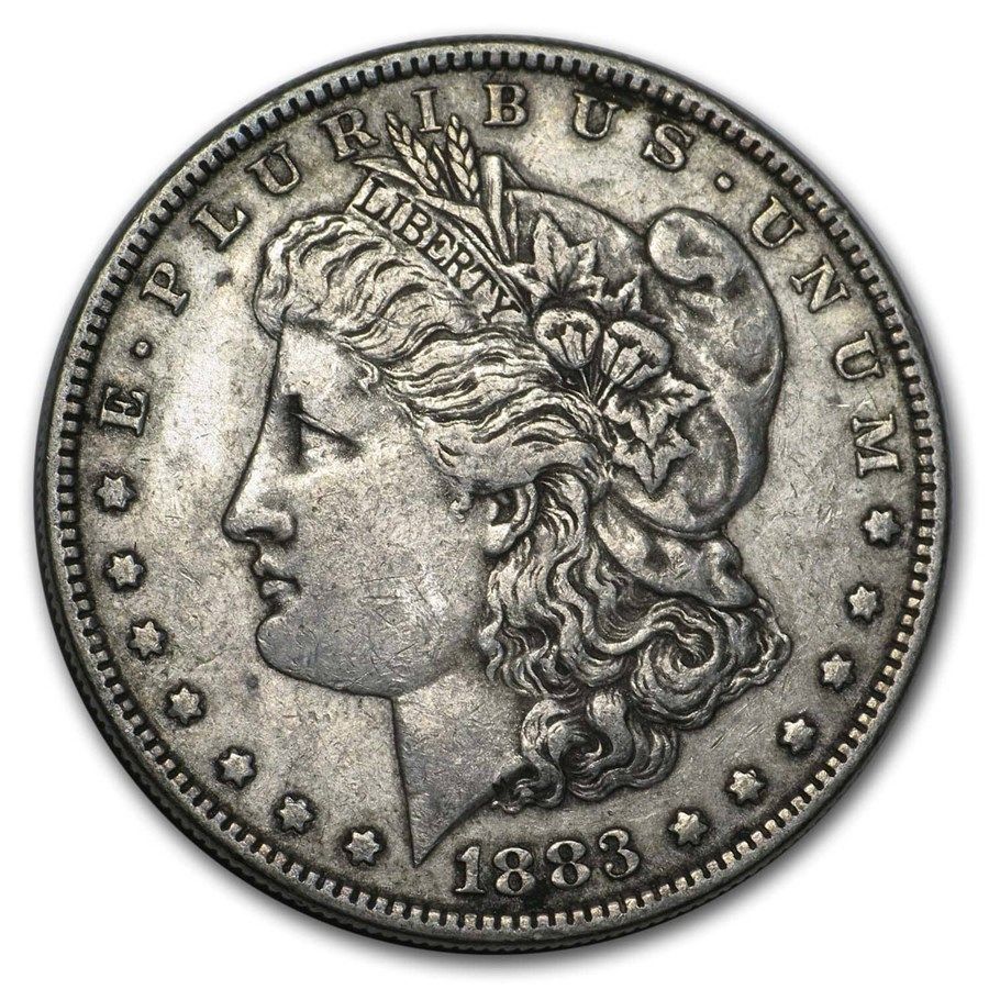 Lot 82: Morgan Silver Dollar Extra Fine Condition 1883