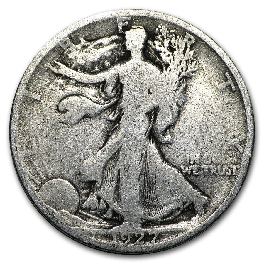 Lot 62: Walking Liberty Half Dollar 1927-S G-VG