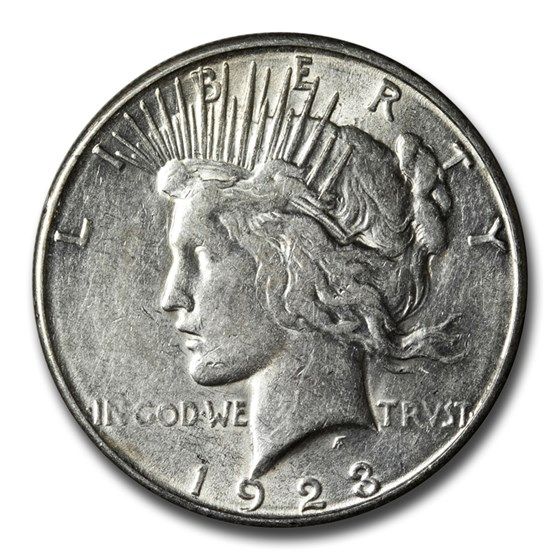 Lot 75: 1923 - S- MS-61+ Peace Dollar-Non Graded