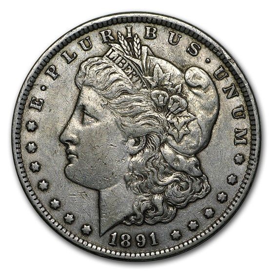 Lot 91: 1891-CC Morgan Dollar Cracked From Roll