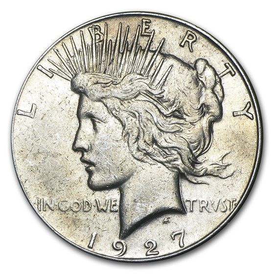 Lot 156: Peace Silver Dollar Fine Condition 1927
