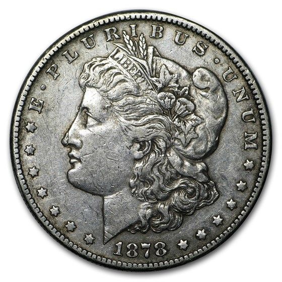 Lot 169: 1878- MS-62+ Morgan Dollar-Non Graded
