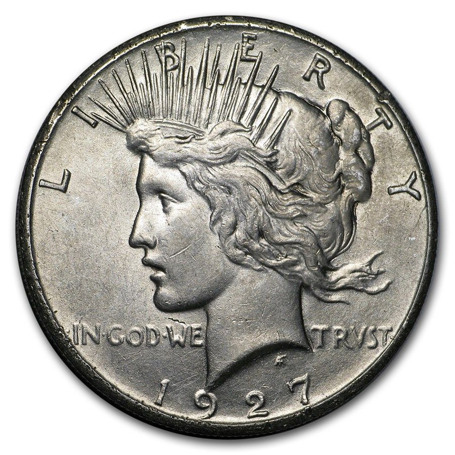 Lot 196: Peace Silver Dollar Extra Fine 1927