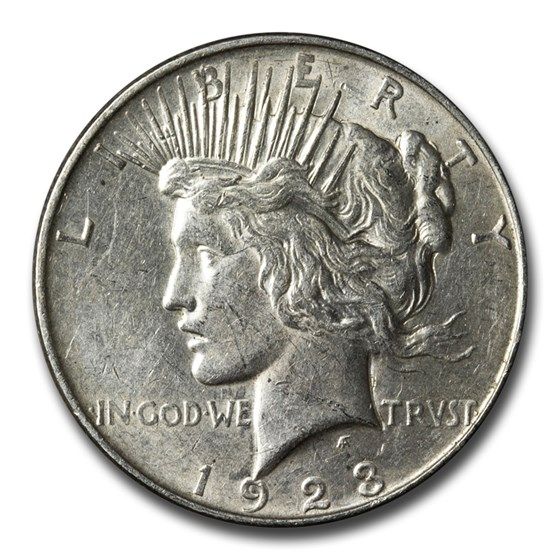 Lot 125: Peace Silver Dollar Fine Condition 1923-S
