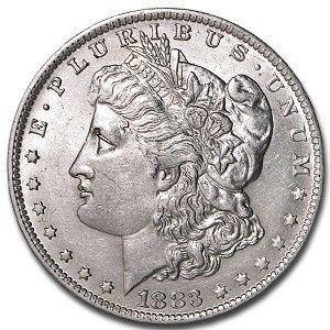 Lot 155: 1883-O MS-61+ Morgan Dollar-Non Graded