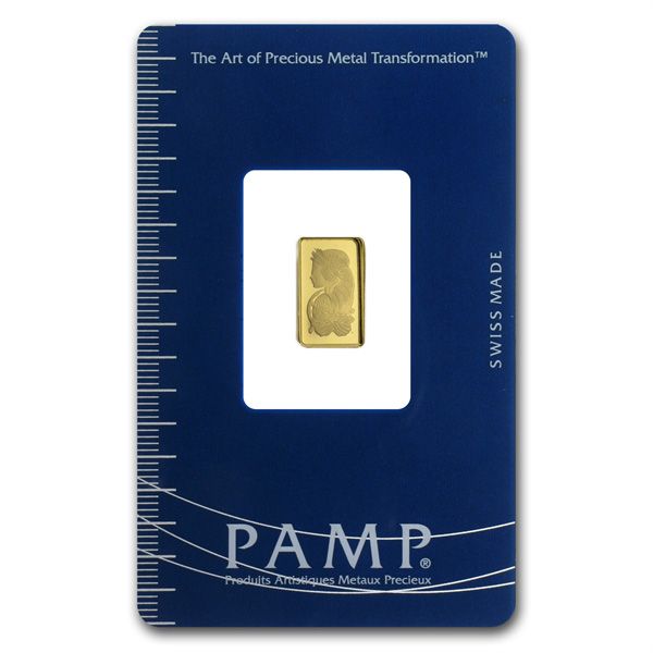 Lot 3: PAMP Suisse 1 Gram Gold Bar