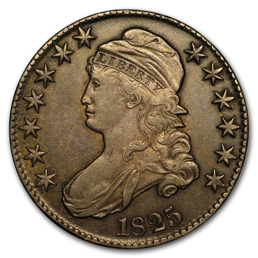Lot 119: Bust Half Dollar Extra Fine 1825