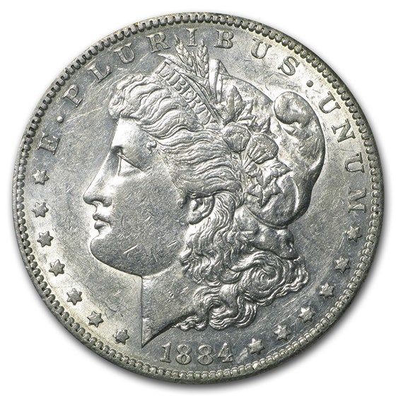 Lot 179: 1884- MS-61+ Morgan Dollar-Non Graded