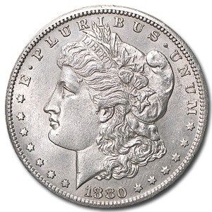 Lot 184: 1880-S MS-61+ Morgan Dollar-Non Graded