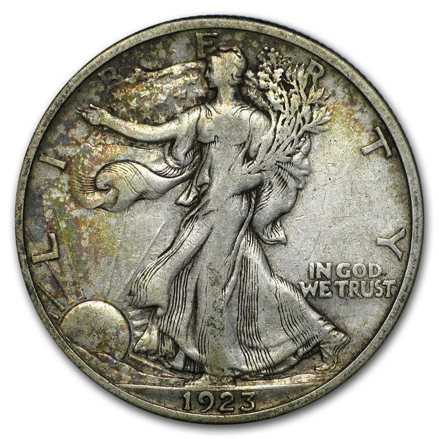 Lot 64: Walking Liberty Half Dollar 1923-S Very Fine
