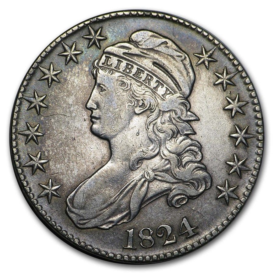 Lot 80: Bust Half Dollar Extra Fine 1824