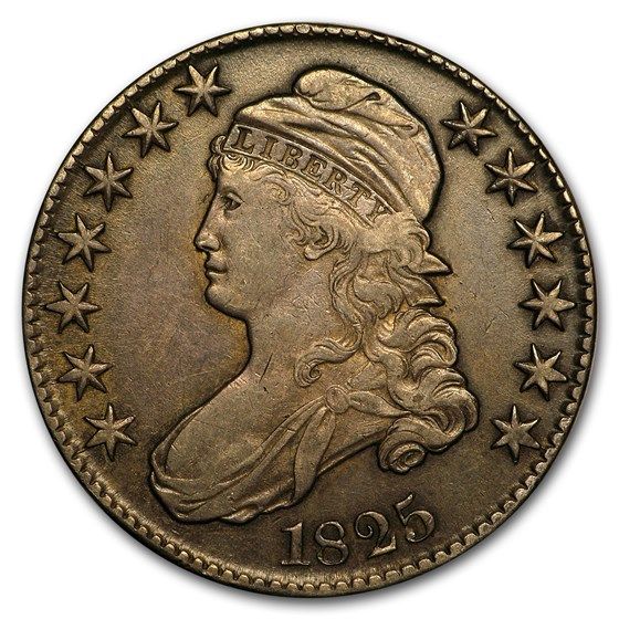 Lot 124: Bust Half Dollar Extra Fine 1825