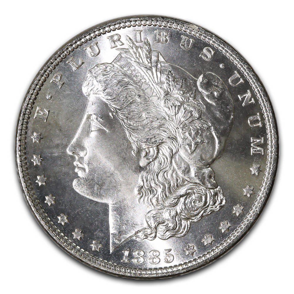 Lot 143: Morgan Silver Dollar Uncirculated 1885-S