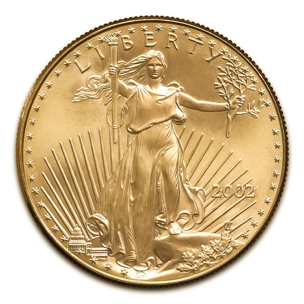 Lot 145: 2002 American Gold Eagle 1/4 oz Uncirculated