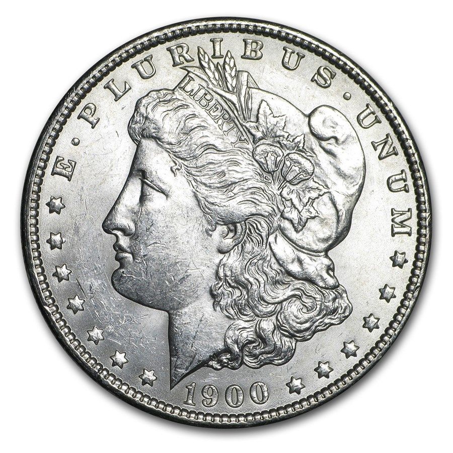 Lot 193: 1900- MS-60+ Morgan Dollar-Non Graded