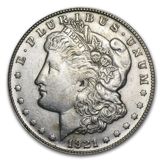 Lot 101: 1921- MS-60+ Morgan Dollar-Non Graded