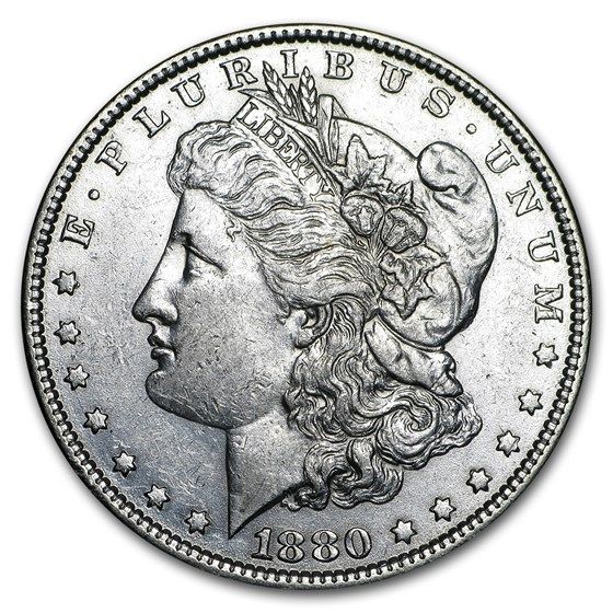 Lot 153: 1880-O MS-60+ Morgan Dollar-Non Graded