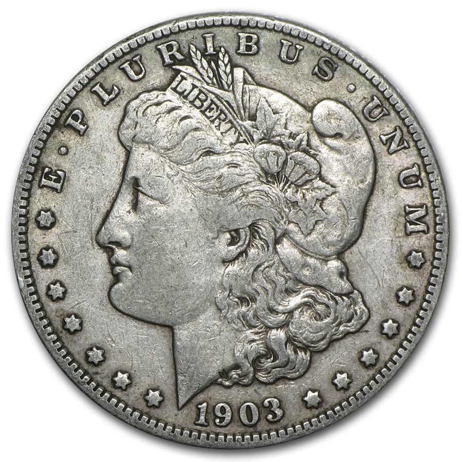 Lot 168: Morgan Silver Dollar Extra Fine Condition 1903-S