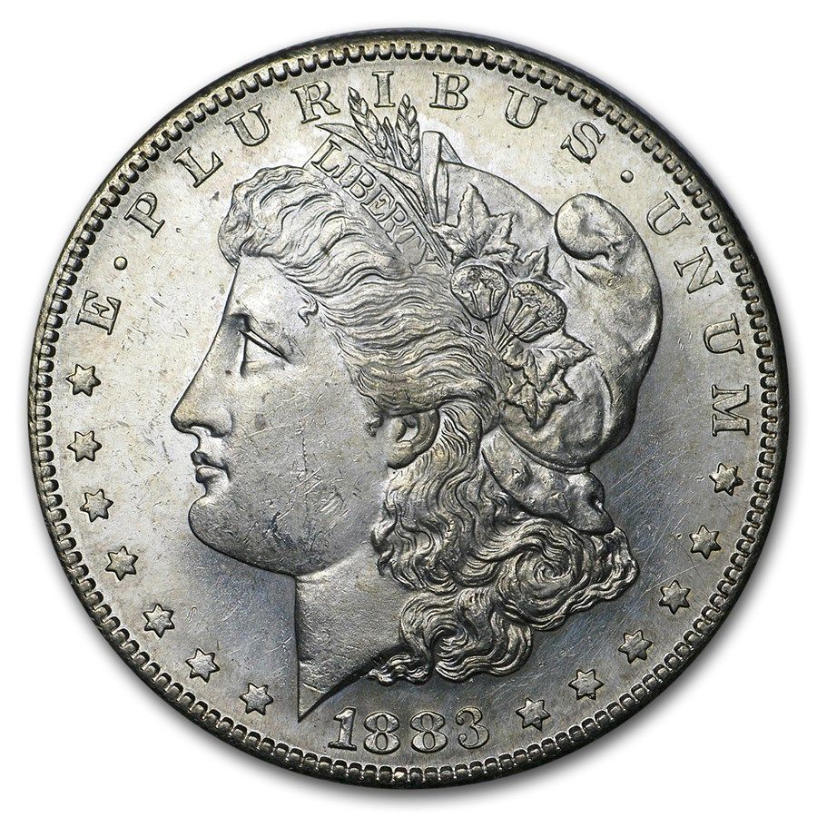 Lot 182: 1883-S Morgan Dollar Cracked From Roll BU