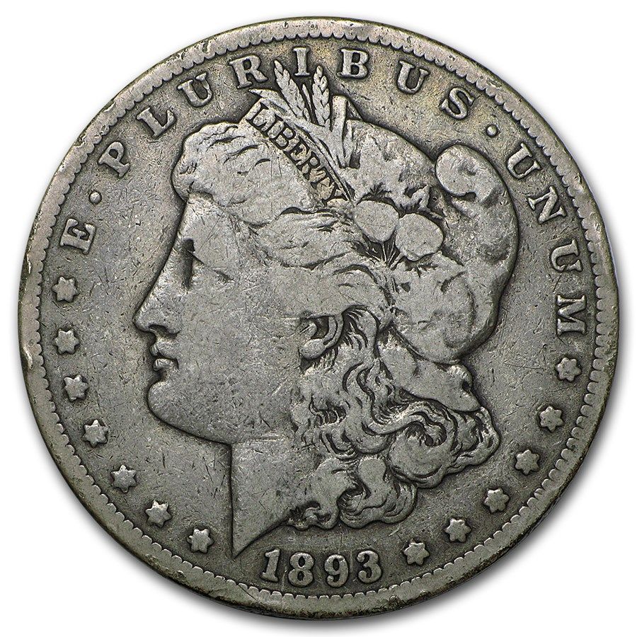 Lot 65: Morgan Silver Dollar Fine Condition 1893-CC
