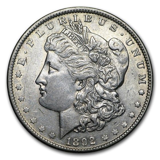 Lot 75: Morgan Silver Dollar Uncirculated 1892