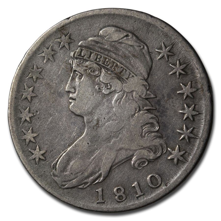 Lot 67: Bust Half Dollar Fine 1810
