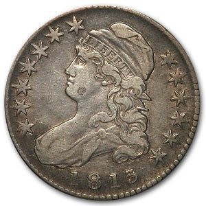 Lot 188: Bust Half Dollar Fine 1813