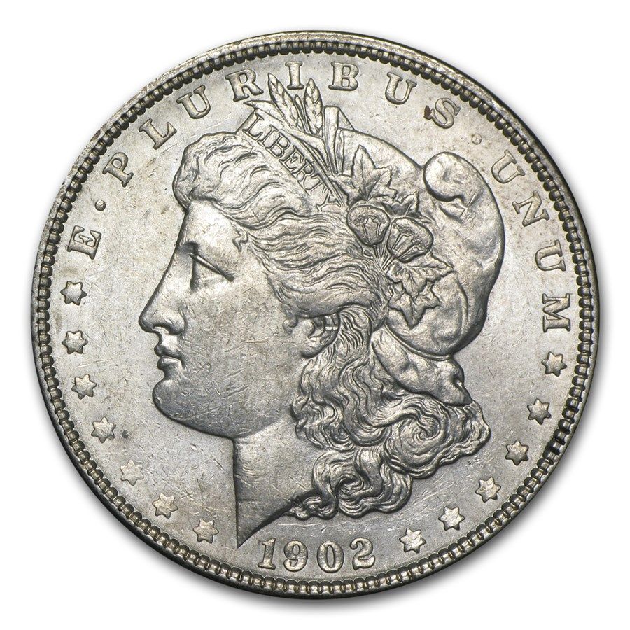 Lot 59: 1902- MS-60+ Morgan Dollar-Non Graded