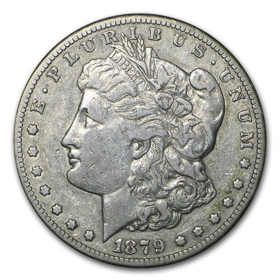 Lot 64: Morgan Silver Dollar Very Fine Condition 1879-CC
