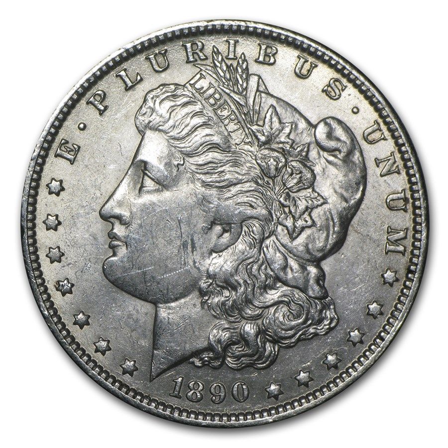 Lot 93: 1890-O MS-60+ Morgan Dollar-Non Graded