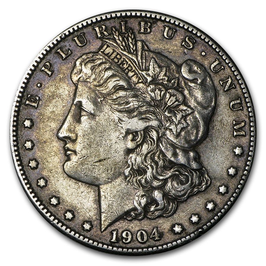 Lot 114: Morgan Silver Dollar Extra Fine Condition 1904-S