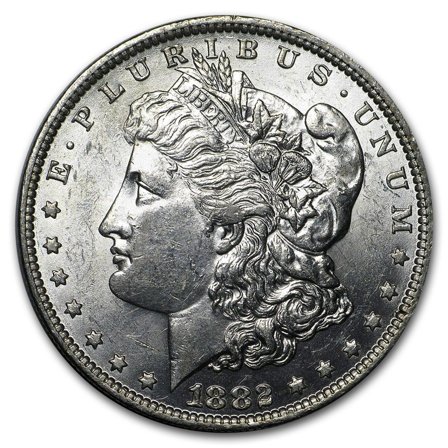 Lot 119: 1882-O MS-60+ Morgan Dollar-Non Graded