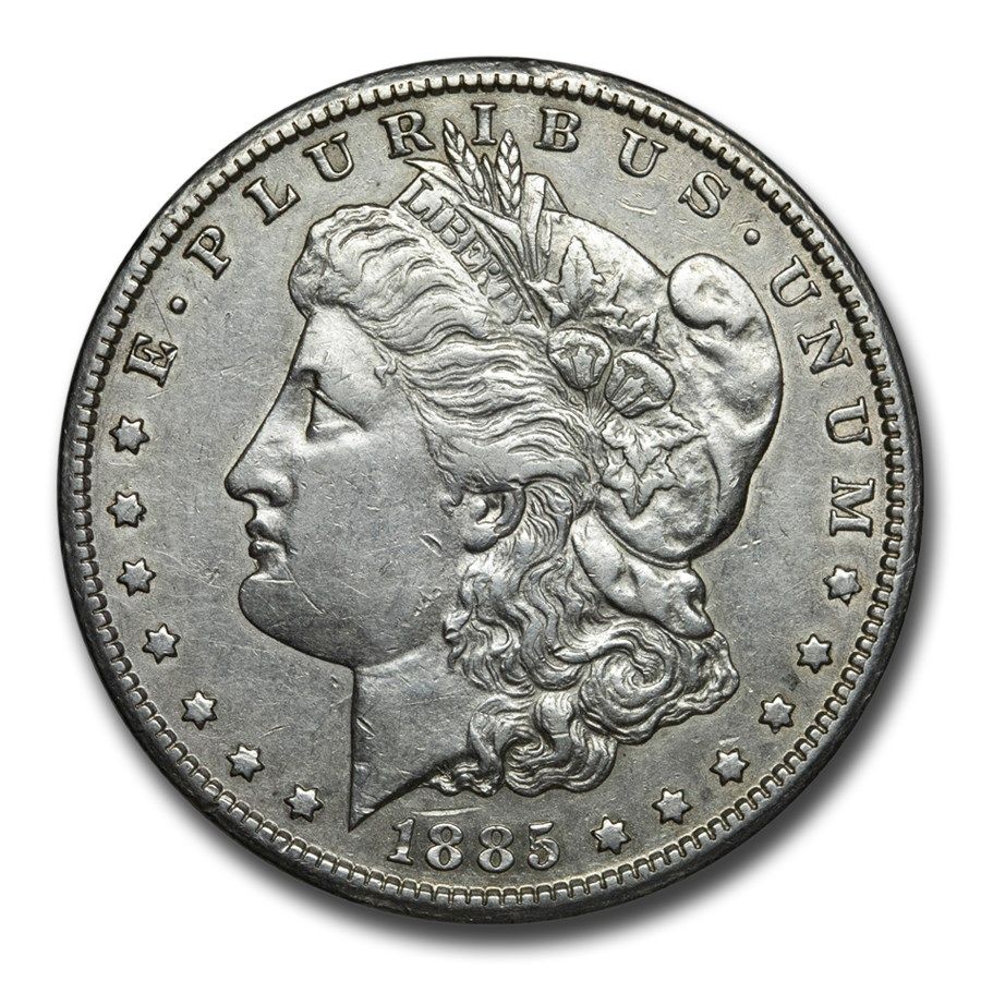Lot 133: 1885- MS-60+ Morgan Dollar-Non Graded