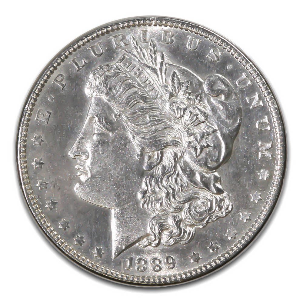 Lot 134: Morgan Silver Dollar Uncirculated 1889-O