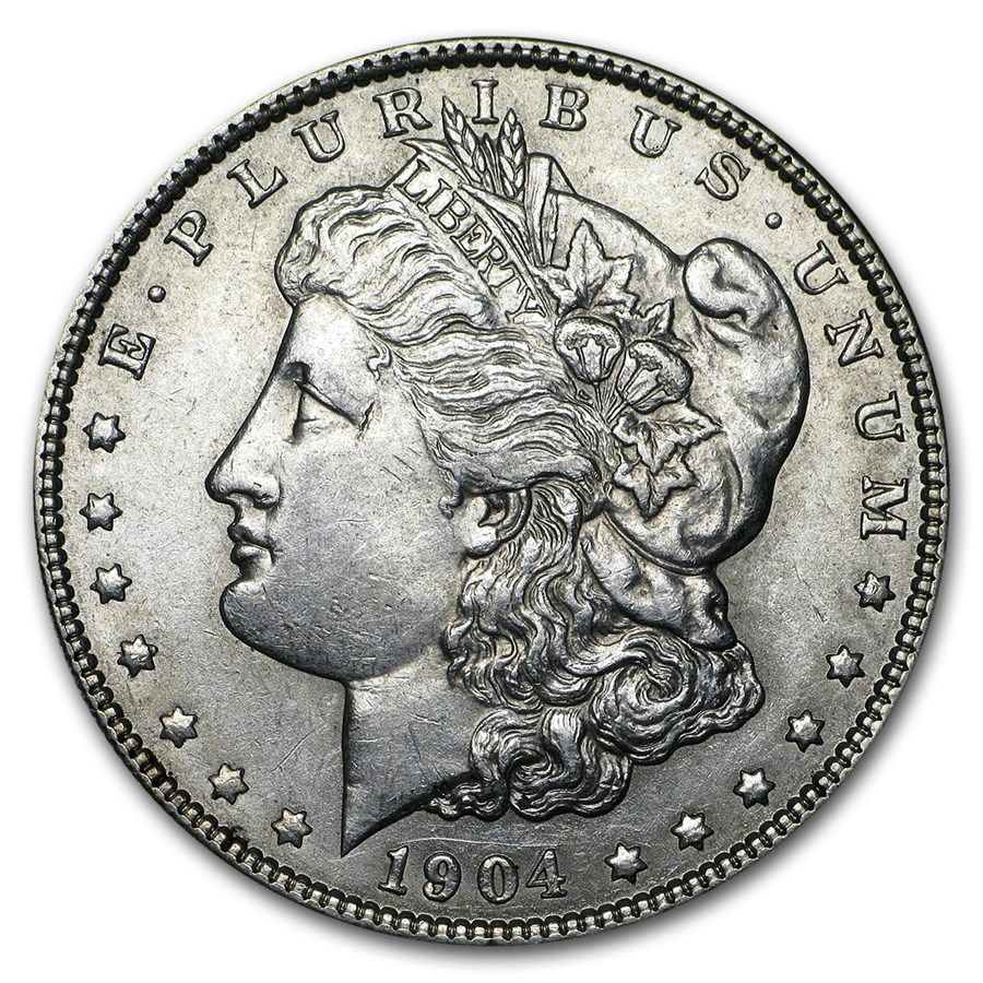 Lot 145: 1904- MS-60+ Morgan Dollar-Non Graded