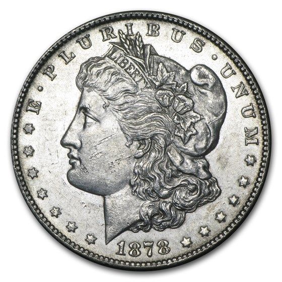 Lot 173: 1878-S MS-60+ Morgan Dollar-Non Graded