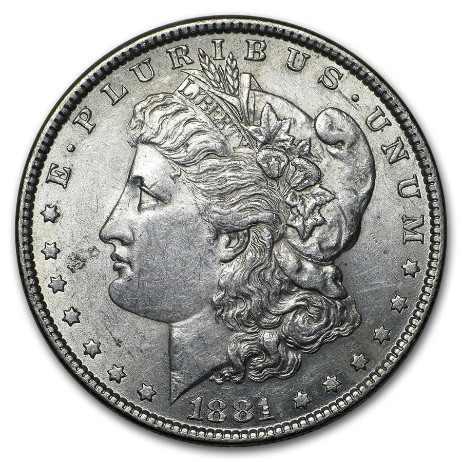 Lot 63: 1881- MS-60+ Morgan Dollar-Non Graded