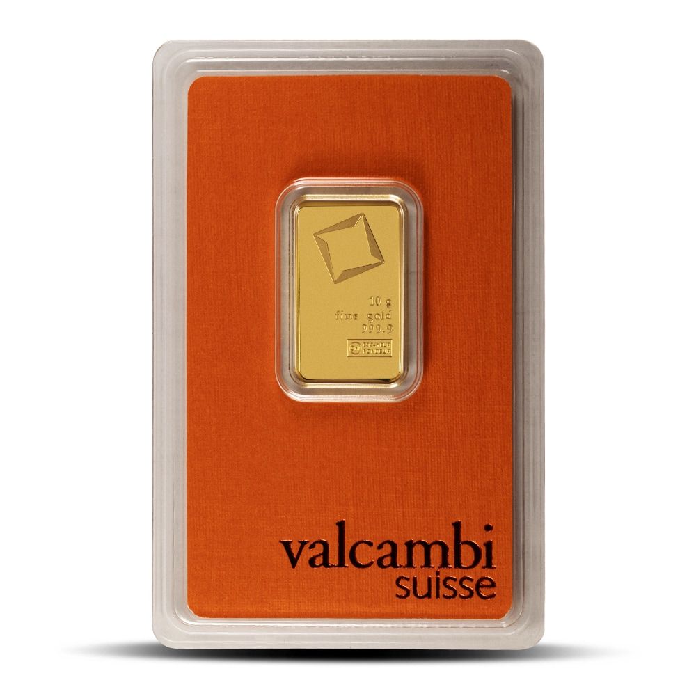 Lot 80: 10 Gram Valcambi Gold Bar (New w/ Assay)
