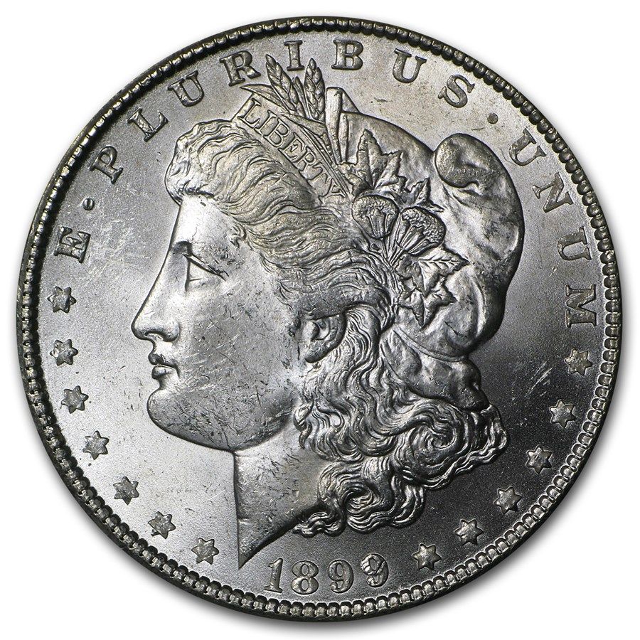 Lot 148: 1899-O Morgan Dollar Cracked From Roll BU