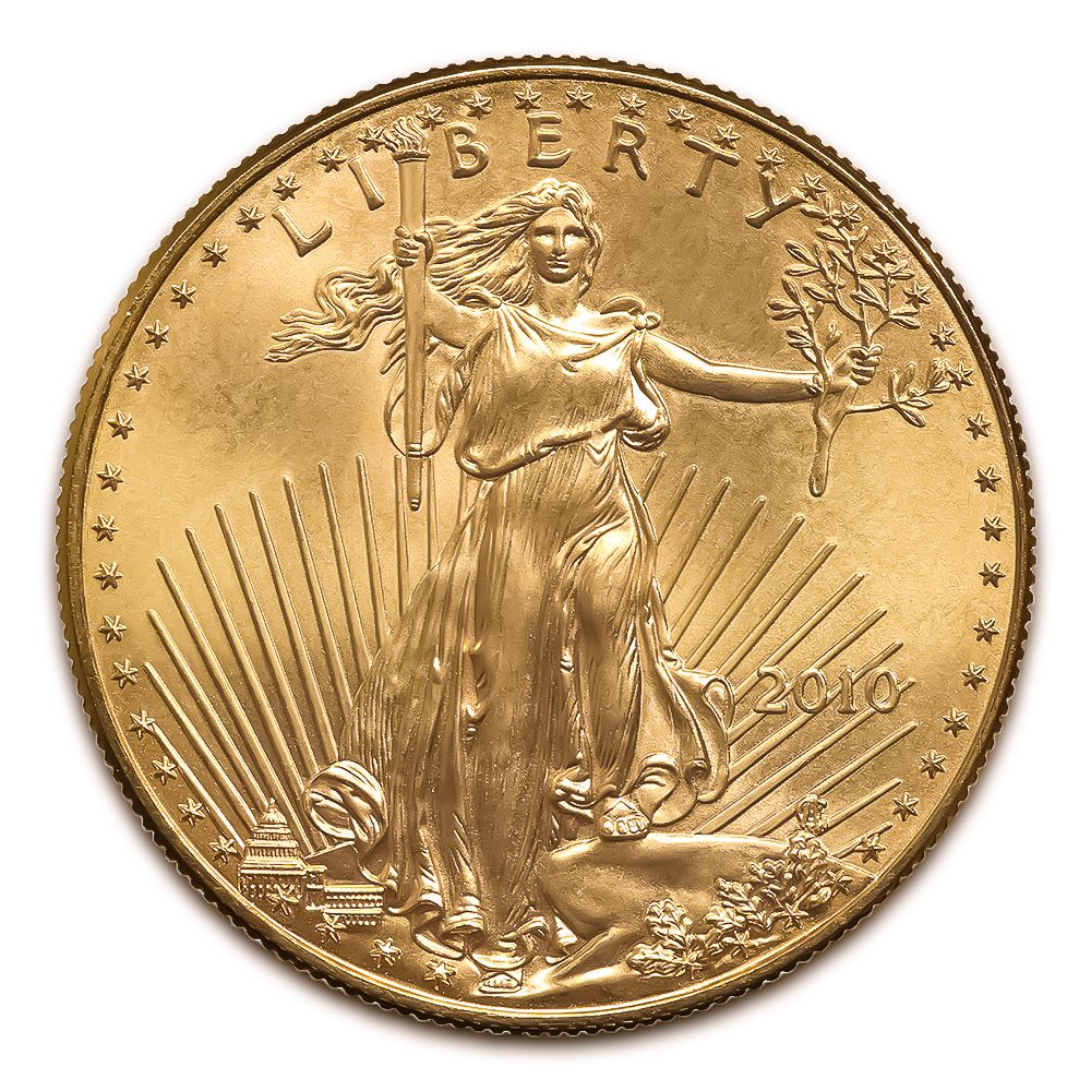 Lot 151: 2010 American Gold Eagle 1/2 oz Uncirculated