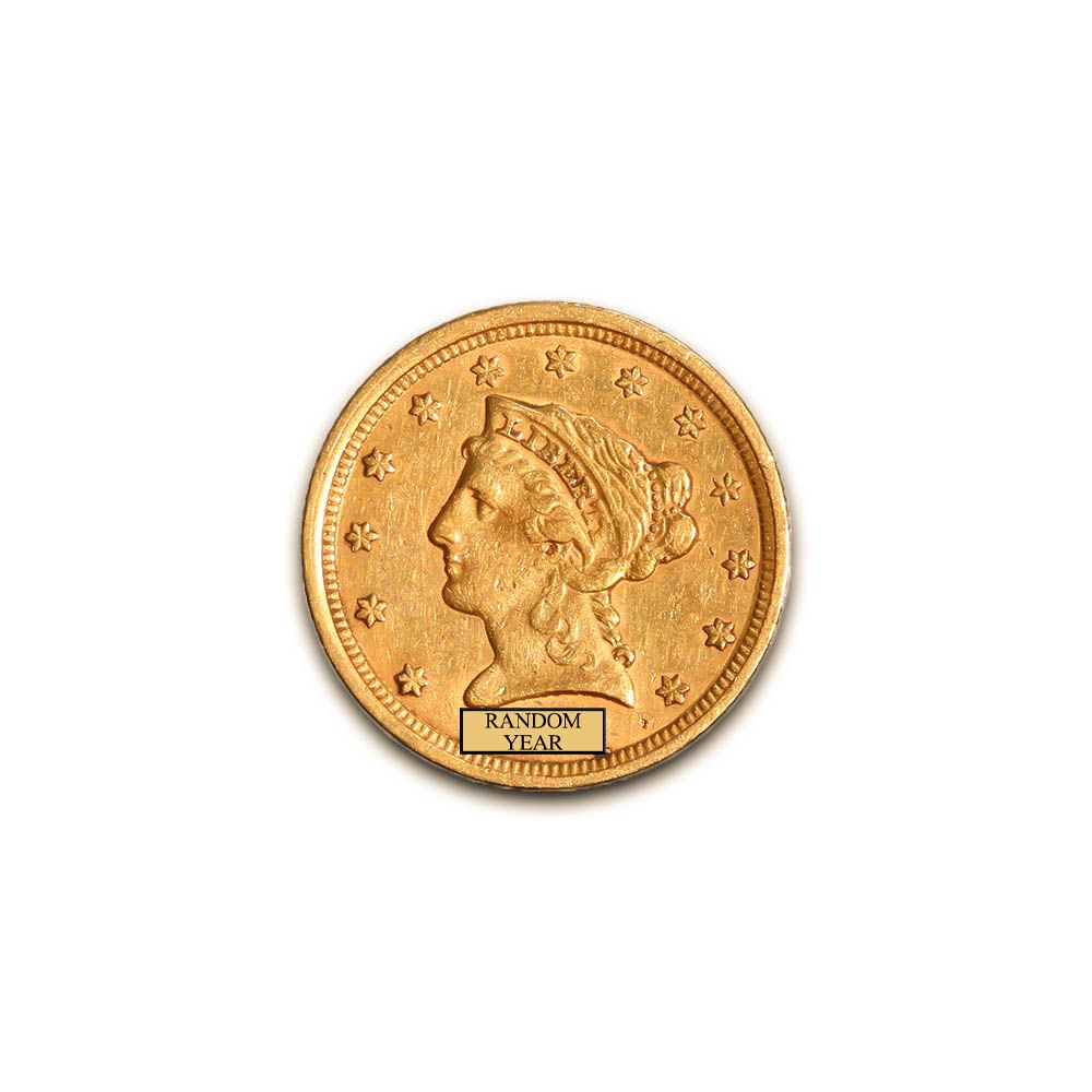 Lot 187: Early Gold Bullion $2.5 Liberty Extra Fine