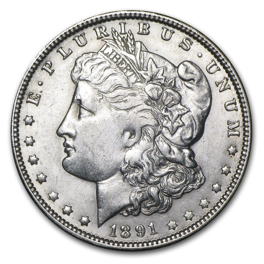 Lot 79: 1891-O MS-60+ Morgan Dollar-Non Graded