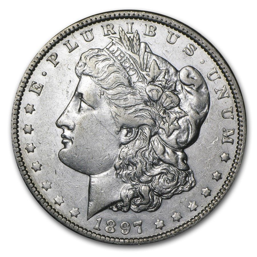 Lot 179: 1897- Morgan Dollar Cracked From Roll
