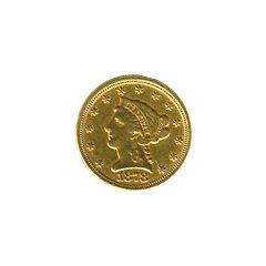 Lot 180: Early Gold Bullion $2.5 Liberty Jewelry Grade
