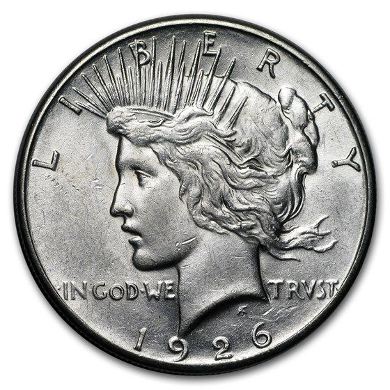 Lot 55: 1926 - S- MS-62+ Peace Dollar-Non Graded