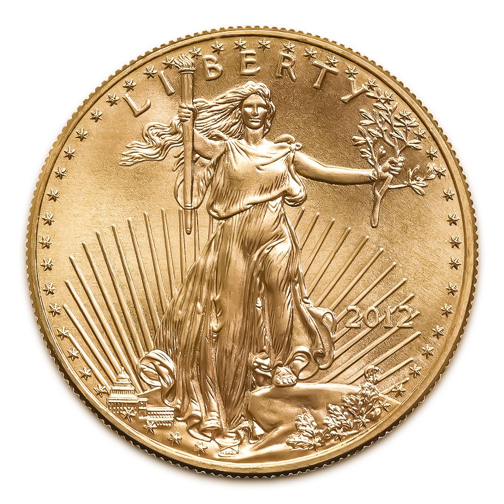Lot 90: 2012 American Gold Eagle 1/2 oz Uncirculated