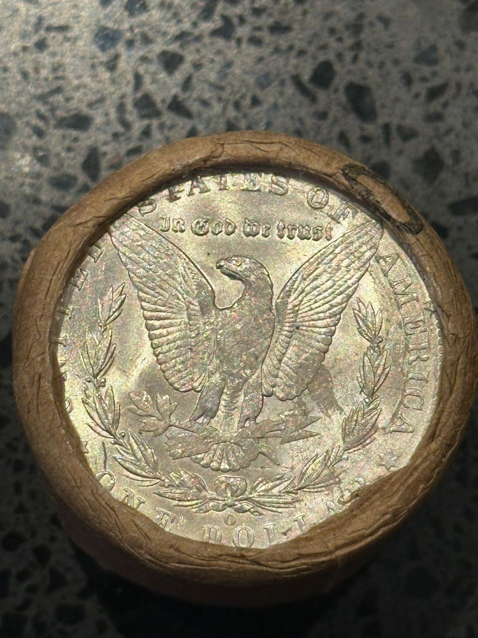 Lot 99: BU $20 Morgan Silver Dollar Roll O & CC Ends