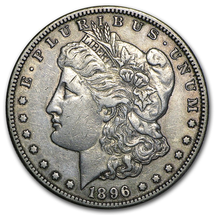 Lot 62: Morgan Silver Dollar Extra Fine Condition 1896-S