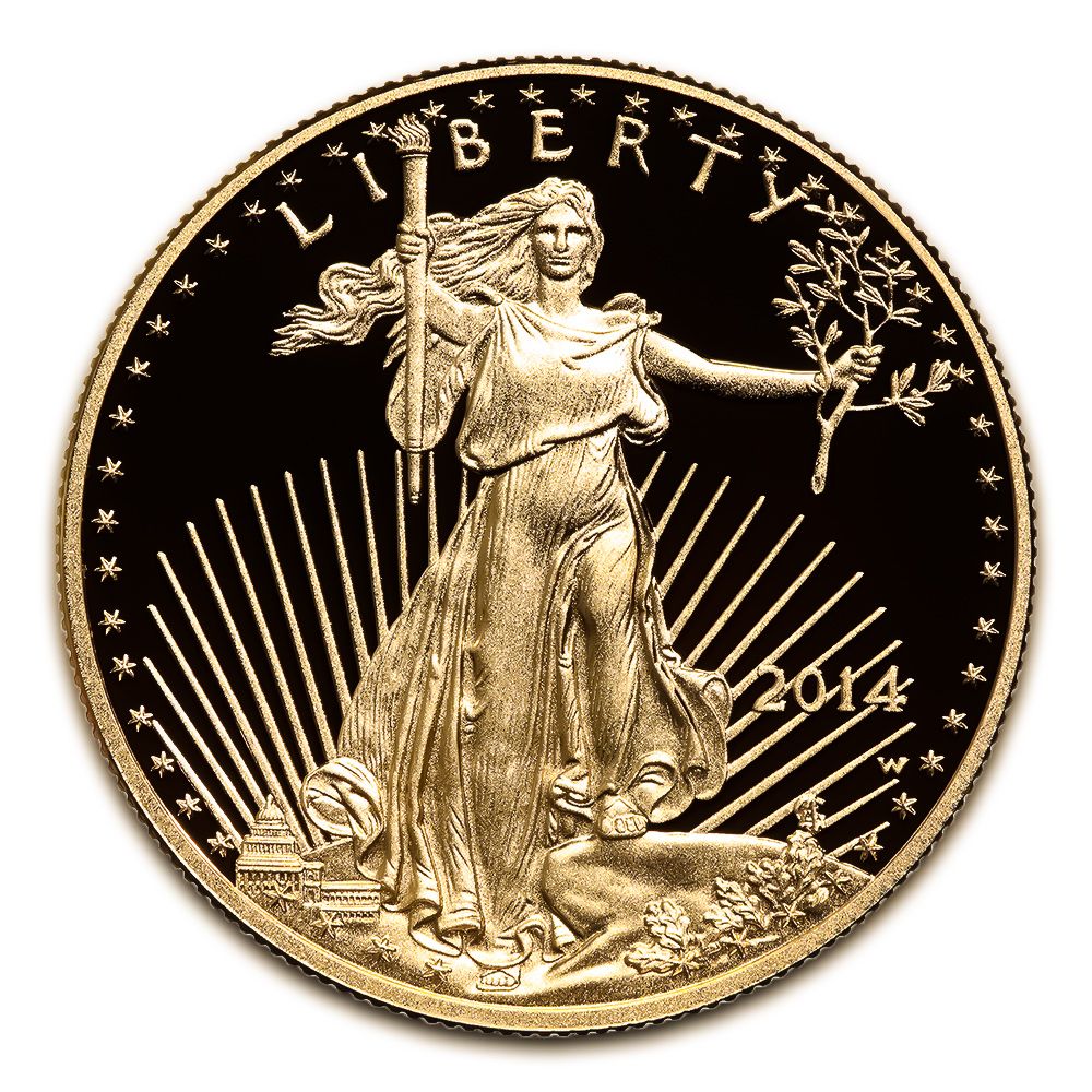 Lot 75: Proof American Gold Eagle Half Ounce - In Capsule (Dates Our Choice)